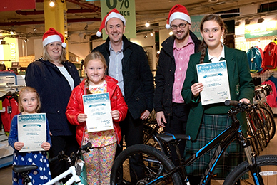 Hannah McAlinden, Paula Lowery (VIRIDIS Project Manager), Lola-Mae Till, John Bowker (VIRIDIS Chairman and LMH Assistant Director of Property Services), Ben Davis (The Reader Organisation’s Head of Marketing and Communications), Veronica Olchowski